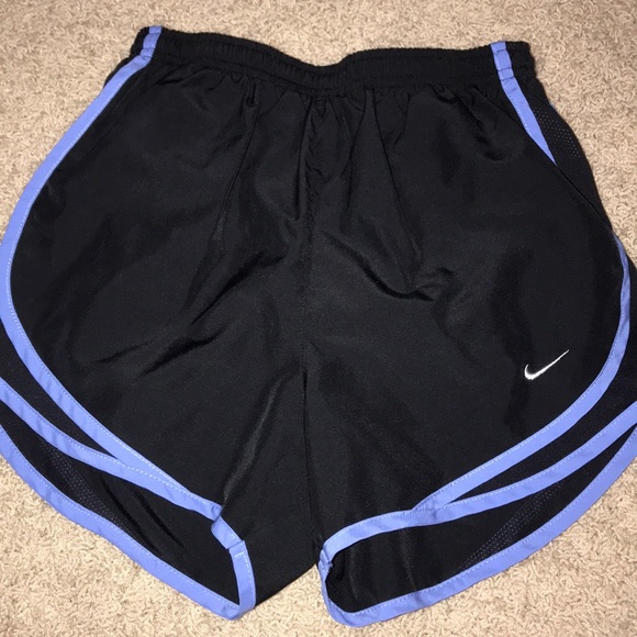 Nike Pants - Black and blue Nike shorts!